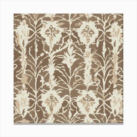 Create A Ikat Toile Pattern Canvas Print