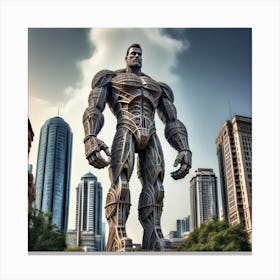 Hulk Statue Canvas Print