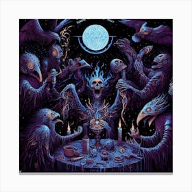 Feast Of The Dead Canvas Print