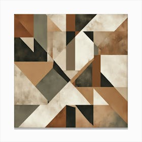 Abstract Geometric Painting 2 Canvas Print