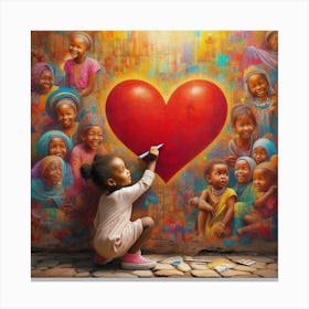 Heart Of A Child Canvas Print