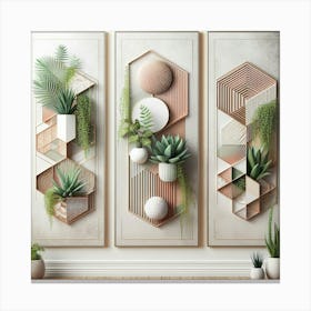 Geometric Wall Art Canvas Print