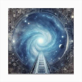 Space Elevator Canvas Print