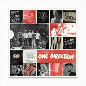 Best Song Ever (from "This Is Us") - Single (by One Direction) Canvas Print