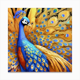 Peacock 1 Canvas Print