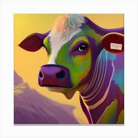 Cow Painting Canvas Print