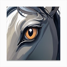 Horse'S Eye Canvas Print