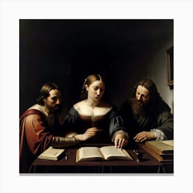 Three Evangelists Canvas Print