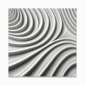 Abstract Wavy Pattern 6 Canvas Print