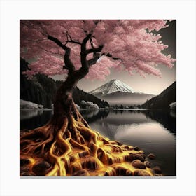 Tree Of Fuji Canvas Print