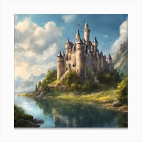 Fairytale Castle 20 Canvas Print