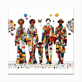 Family Unity - Family Affair Canvas Print