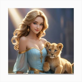 Lion King 5 Canvas Print