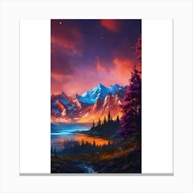 Mountain Landscape Canvas Print