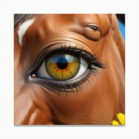 Horse'S Eye 9 Canvas Print