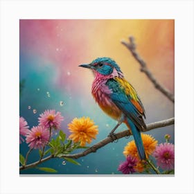 Colorful Bird 2 Canvas Print