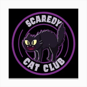 Scary Cat Club Canvas Print