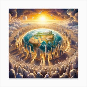 Earth And Its People Canvas Print