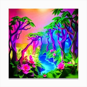 Paper Art Canvas Print