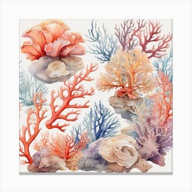 Sea Corals 1 Canvas Print