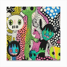 Monsters 9 Canvas Print