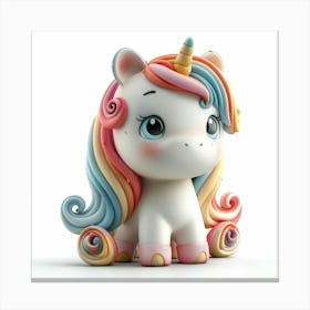 Unicorn Figurine 49 Canvas Print