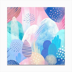 Abstract Watercolor Background Canvas Print