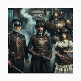 Steampunk 7 Canvas Print