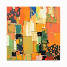 Abstract Squares 1 Canvas Print