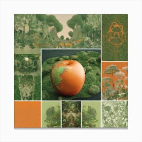 Collage Of Nature Canvas Print