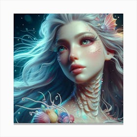 Mermaid 101 Canvas Print