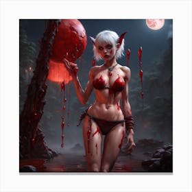Sexy Devil Canvas Print