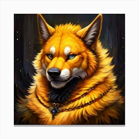 Golden Fox Canvas Print