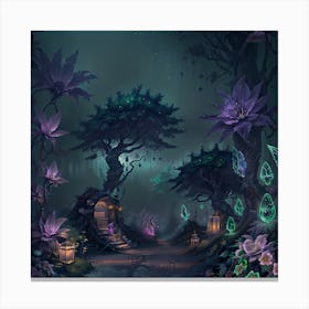 Dark Forest Canvas Print