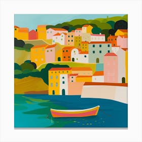 Abstract Travel Collection Lisbon Portugal 1 Canvas Print