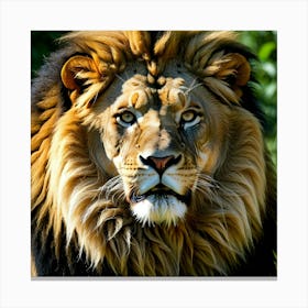 Lion photo 3 Canvas Print