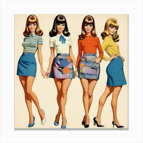 Default Mini Skirts Forever 1966 Art 0 Canvas Print