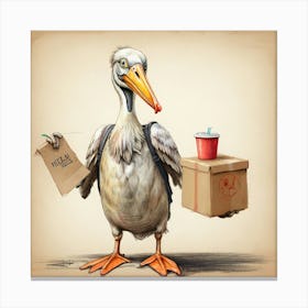 Pelican 37 Canvas Print