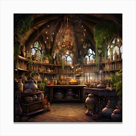 Dwarves Room Canvas Print