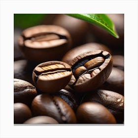 Coffee Beans 113 Canvas Print