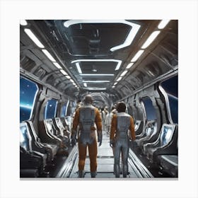 Spaceship Interior 1 Canvas Print