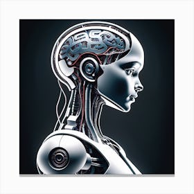 Robot'S Head 6 Canvas Print