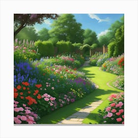 Botanical Haven Canvas Print