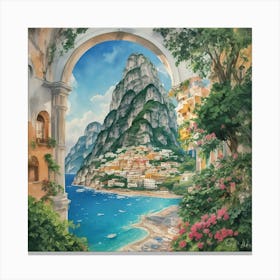 View From The Arch Canvas Print