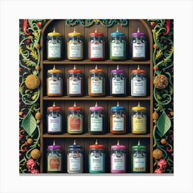 Spice Rack Canvas Print