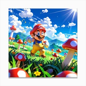 Mario Bros 1 Canvas Print