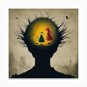 Little Red Riding Hood Canvas Print