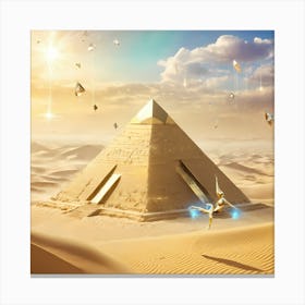 Pyramids Of Giza 1 Canvas Print