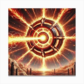 Inferno Nexus Focused Beam Canvas Print