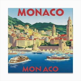 Monaco Canvas Print